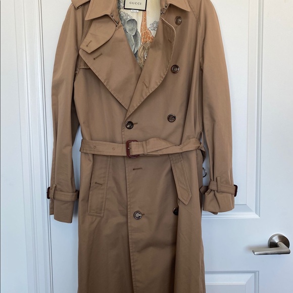 Gucci Cat Embroidered Trench Coat, size 40 - Picture 2 of 10